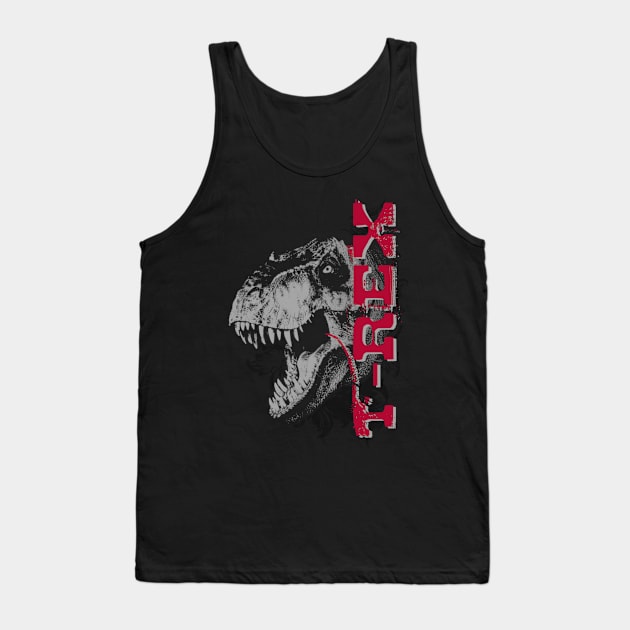 T Rex Dinosaur Tank Top by thatscool